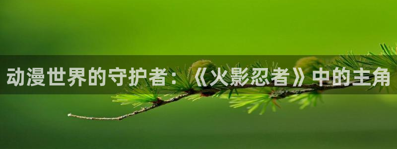 汗汗漫画免费阅读在线:动漫世界的守护者:《火影忍者》中的主角配图